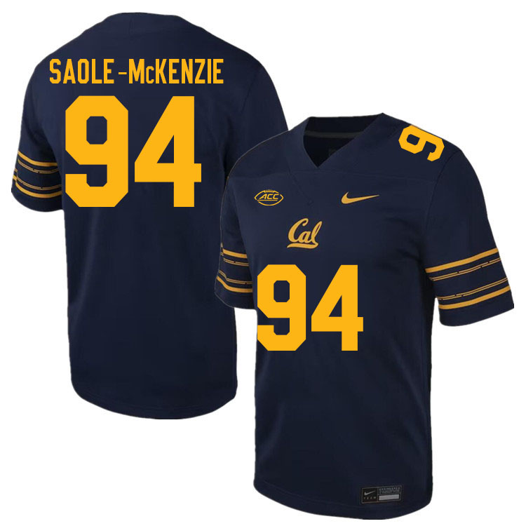 Men #94 Stanley Saole-McKenzie California Golden Bears ACC Conference College Football Jerseys Stitc